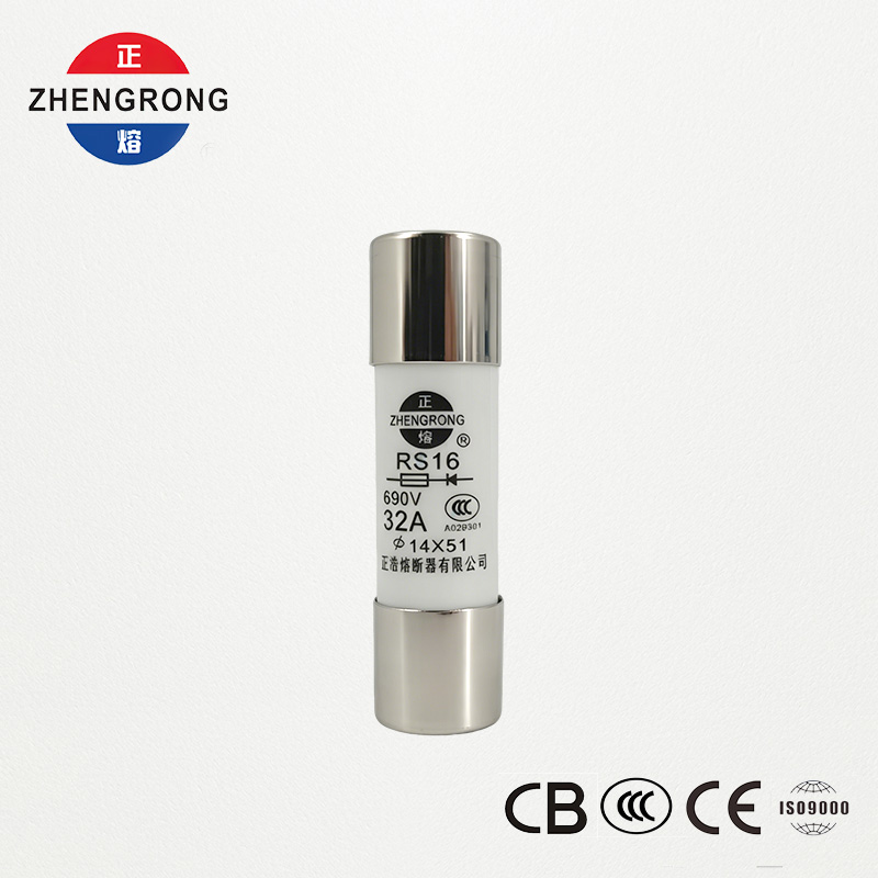 14*51mm 500V 32A RS16 হাই ব্রেকিং ক্যাপাসিটি ফিউজ