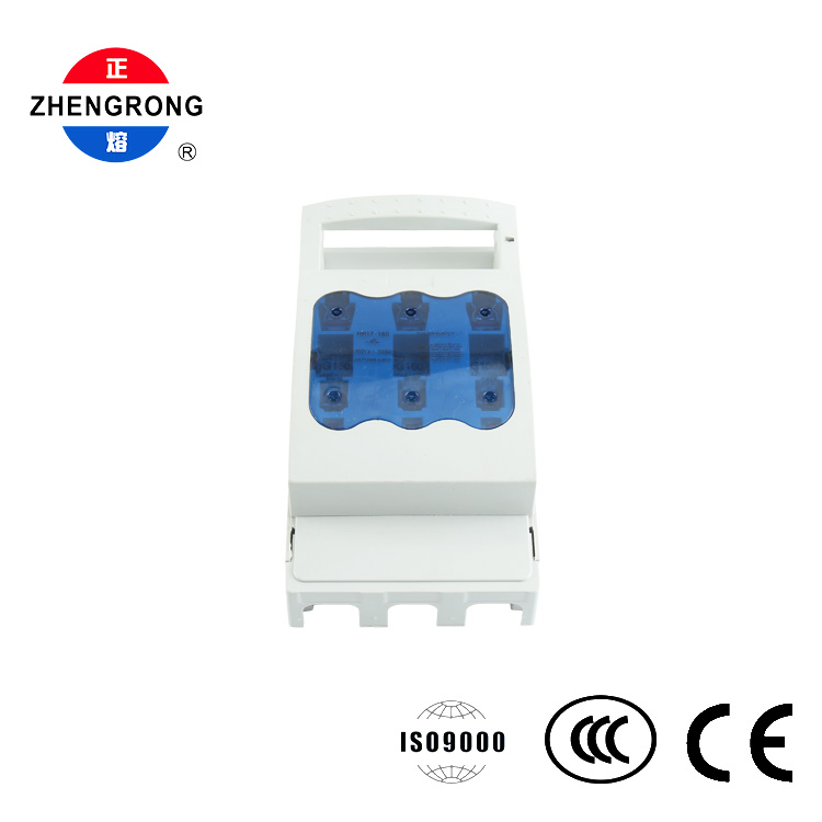 3 পোল ফিউজ সুইচ সংযোগ বিচ্ছিন্নকারী 160A 690V DIN রেল