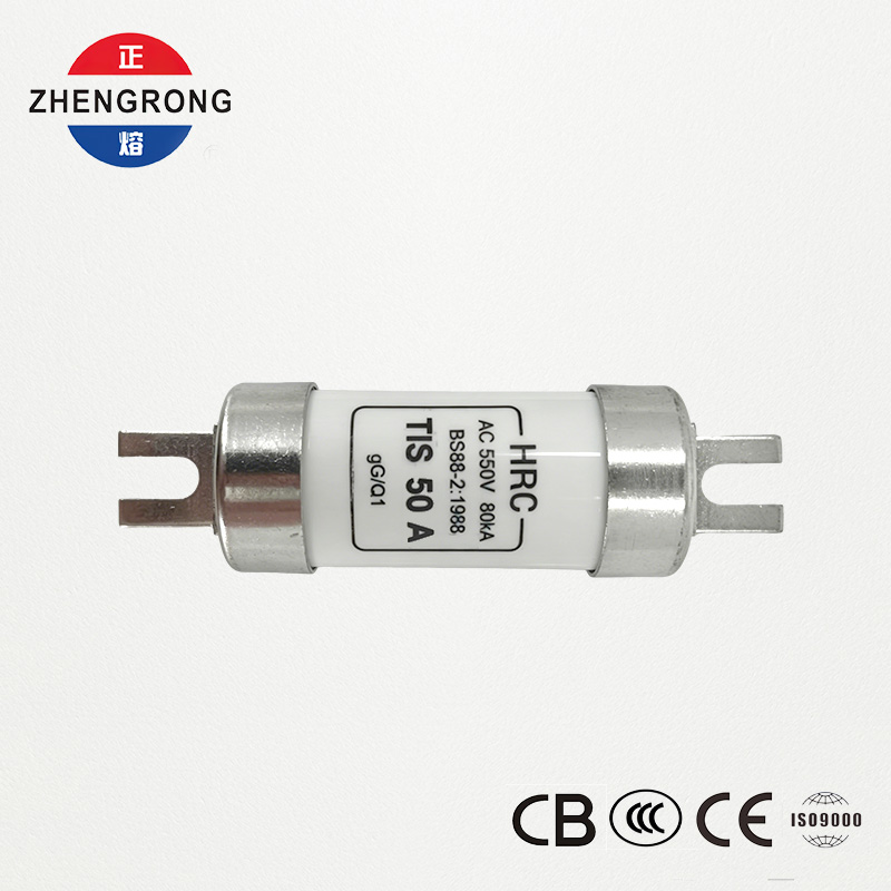 550V 50A ছুরি টাইপ HRC ফিউজ | BS88-2:1986 | 80kA