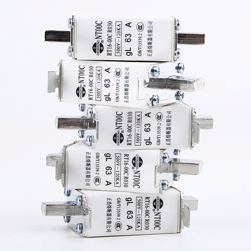 কাস্টম পাইকারি লো-ভোল্টেজ NT00C এসি ফিউজ লিংক নাইফ লিটল ব্লেড হাই ব্রেকিং ক্যাপাসিটি কপার 100A CE