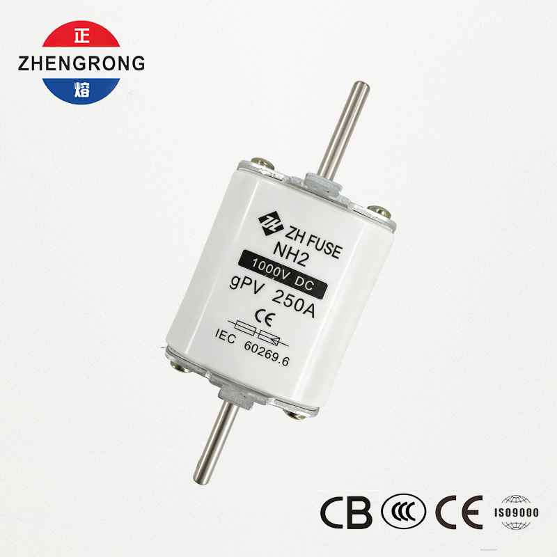 NH2 250A 1000V DC gPV ফটোভোলটাইক ফিউজ লিঙ্ক - IEC 60269.6 প্রত্যয়িত