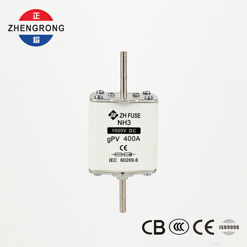 সোলার পিভি সিস্টেমের জন্য NH3 1000V DC 400A gPV ফিউজ