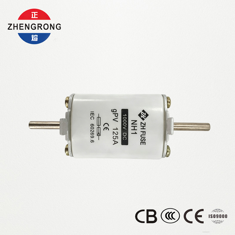 PV DC Fuse NH1 125A 1000V | CE & IEC 60269.6 সোলার অ্যারেগুলির জন্য অনুমোদিত৷