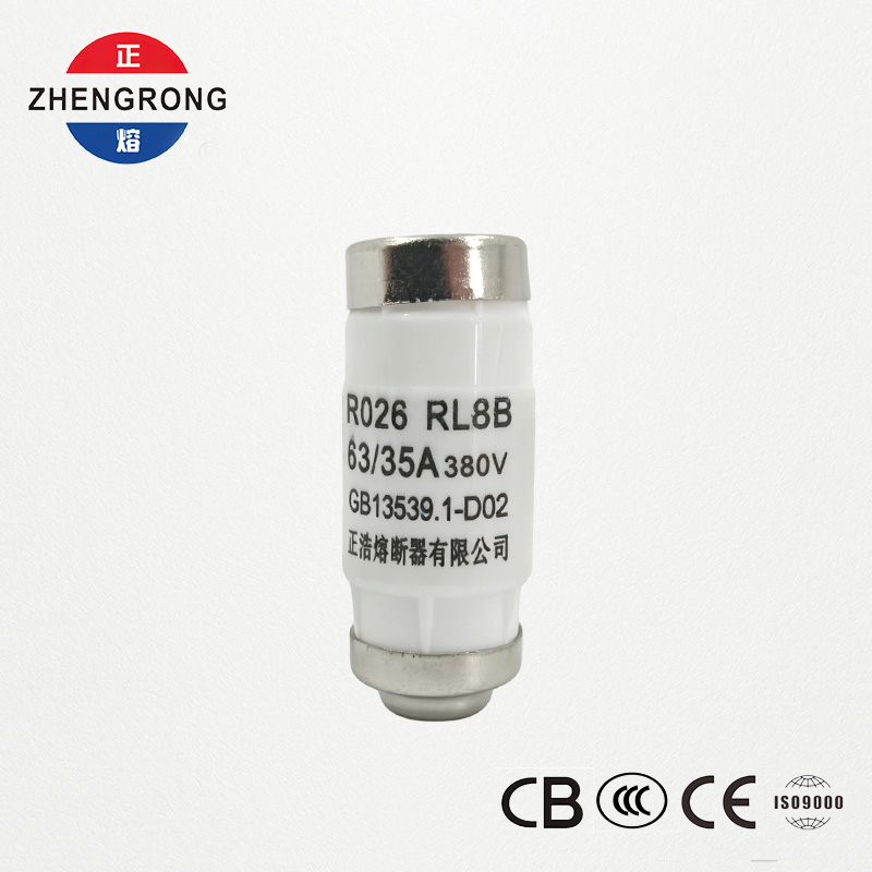 RL8B R026 35A 380V D02 নলাকার ফিউজ