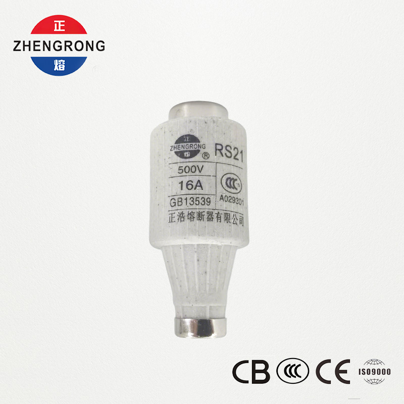 RS21 16A 500V ফাস্ট-অ্যাক্টিং স্ক্রু-টাইপ ফিউজ