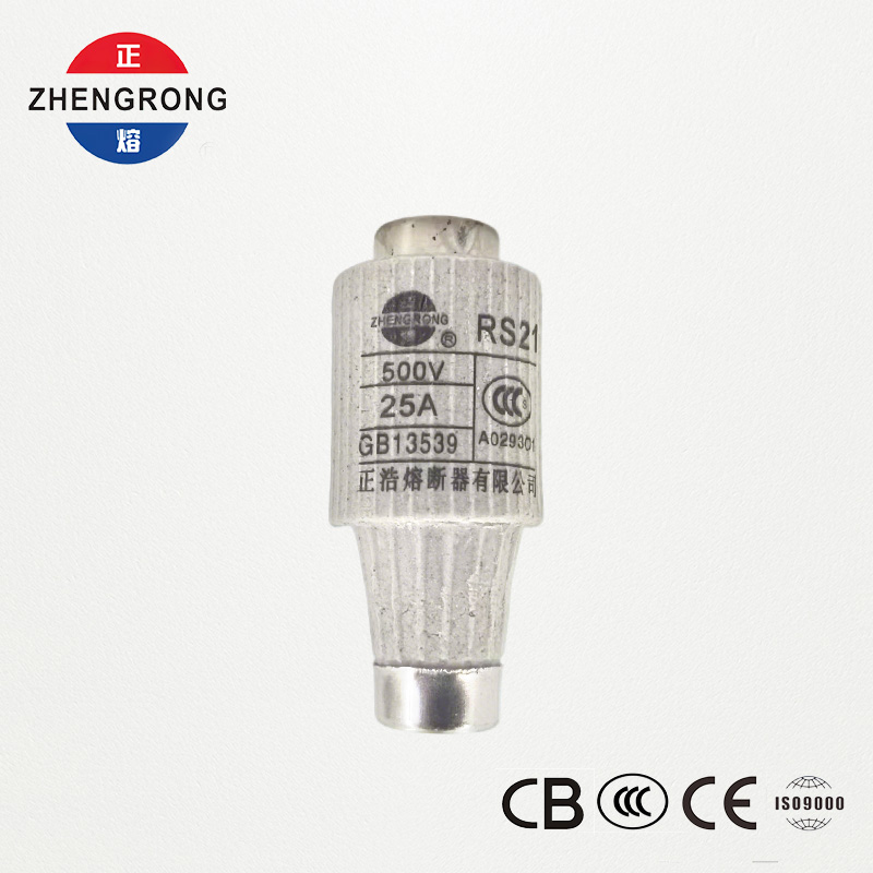 RS21 25A 500V ফাস্ট-অ্যাক্টিং স্ক্রু-টাইপ ফিউজ