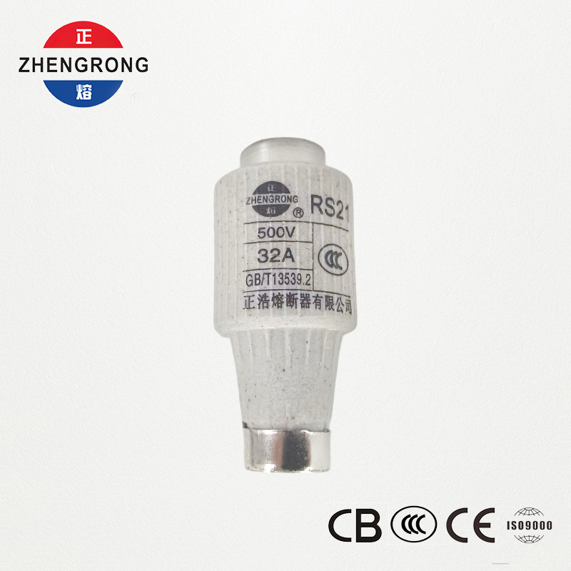 RS21 32A 500V ফাস্ট-অ্যাক্টিং স্ক্রু-টাইপ ফিউজ