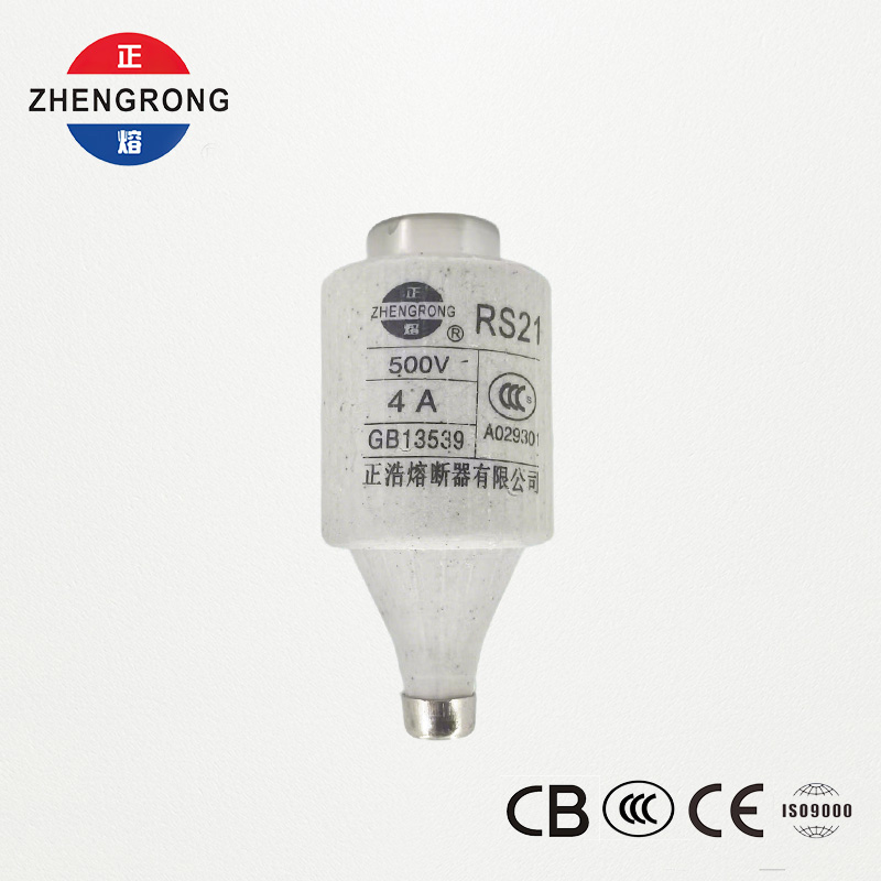 RS21 4A 500V ফাস্ট-অ্যাক্টিং স্ক্রু-টাইপ ফিউজ