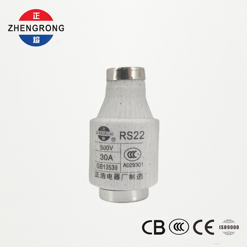 RS22 30A 500V ফাস্ট-অ্যাক্টিং স্ক্রু-টাইপ ফিউজ | সেমিকন্ডাক্টর সুরক্ষা
