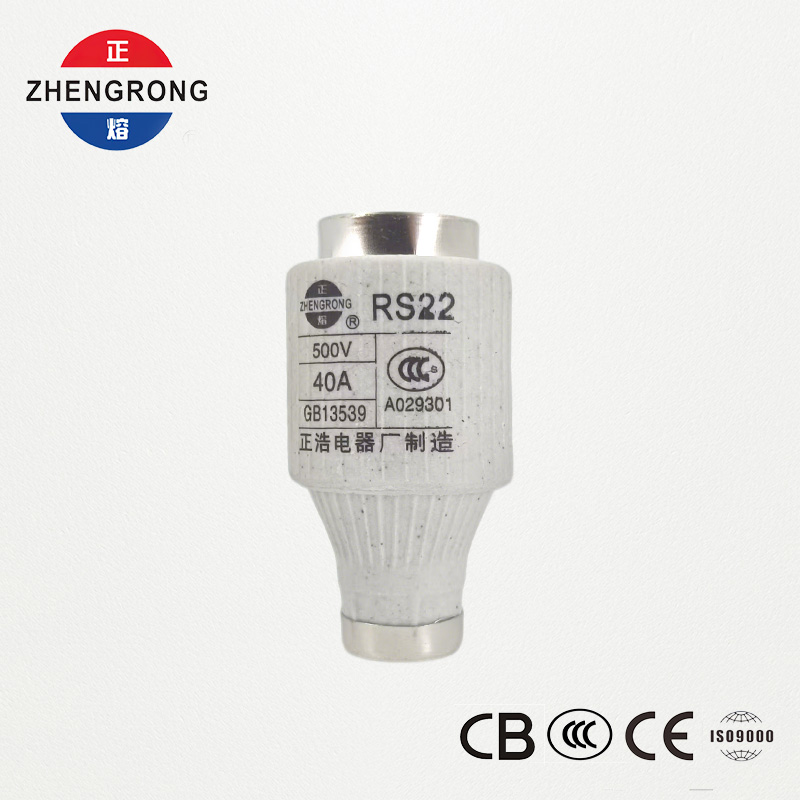 RS22 40A 500V ফাস্ট-অ্যাক্টিং স্ক্রু-টাইপ ফিউজ | সেমিকন্ডাক্টর সুরক্ষা