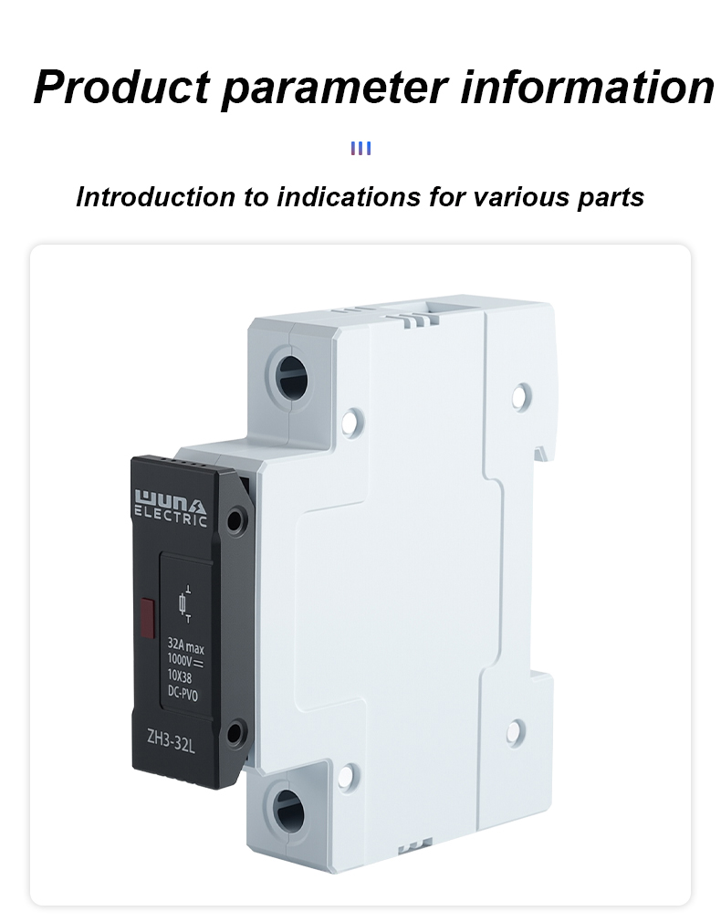 ZH32L DC 1000V ফিউজ হোল্ডার